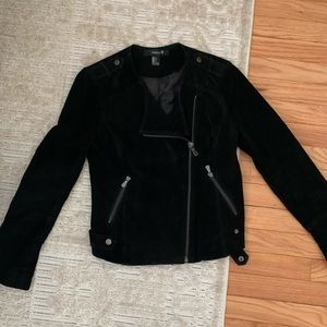 Forever 21 black suede jacket